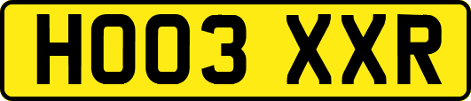 HO03XXR
