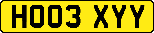 HO03XYY