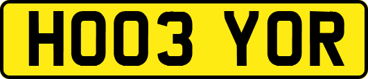 HO03YOR