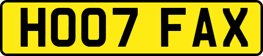 HO07FAX