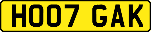 HO07GAK