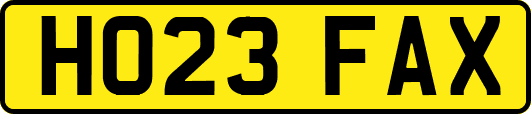 HO23FAX