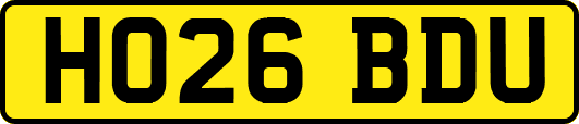HO26BDU