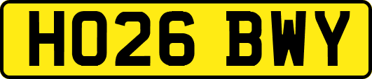 HO26BWY