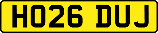 HO26DUJ
