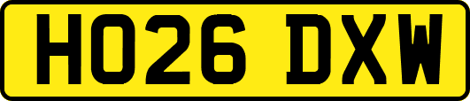 HO26DXW