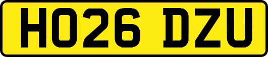 HO26DZU