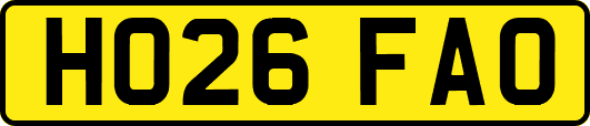 HO26FAO