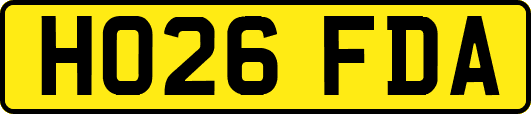 HO26FDA