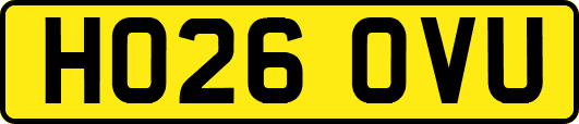 HO26OVU