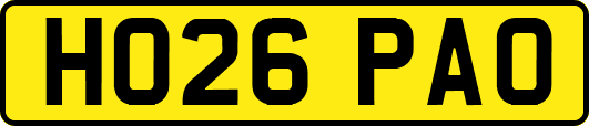 HO26PAO