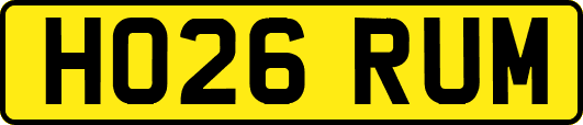 HO26RUM