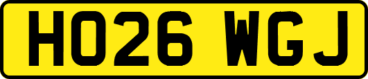 HO26WGJ