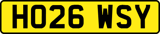 HO26WSY
