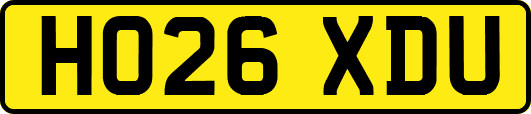 HO26XDU
