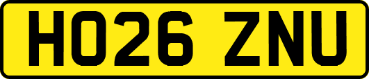 HO26ZNU