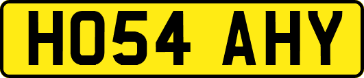 HO54AHY