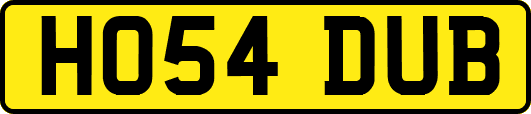HO54DUB