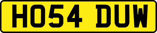 HO54DUW