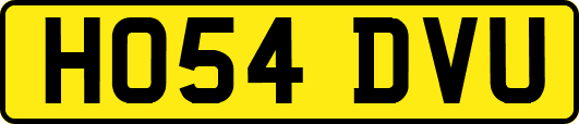 HO54DVU