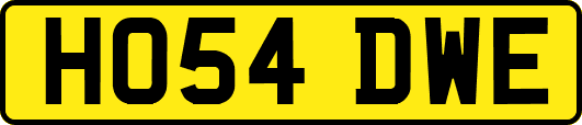 HO54DWE