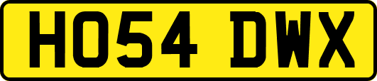 HO54DWX