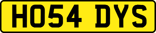 HO54DYS