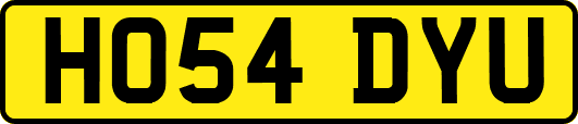 HO54DYU