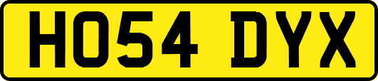 HO54DYX