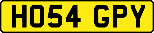 HO54GPY
