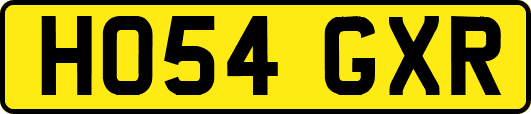 HO54GXR