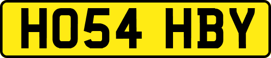 HO54HBY