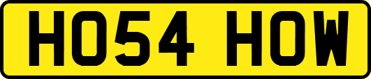 HO54HOW