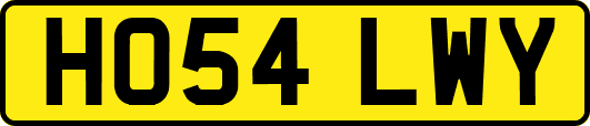 HO54LWY