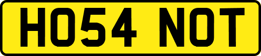 HO54NOT