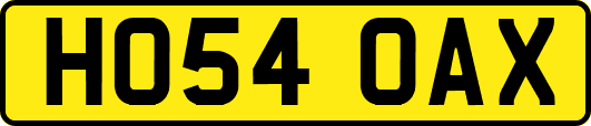 HO54OAX
