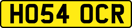 HO54OCR