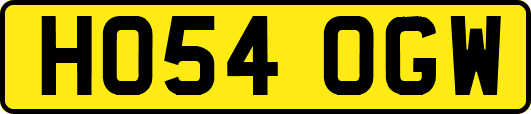 HO54OGW