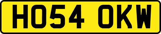 HO54OKW