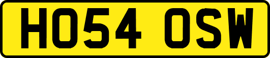 HO54OSW