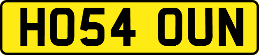 HO54OUN