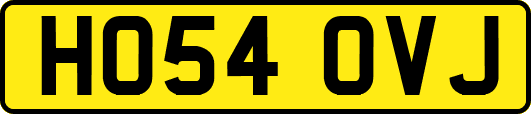 HO54OVJ