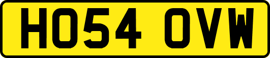 HO54OVW