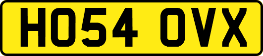 HO54OVX
