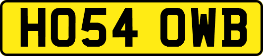 HO54OWB