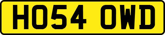 HO54OWD