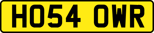 HO54OWR