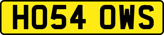 HO54OWS