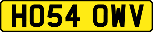 HO54OWV