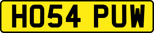 HO54PUW